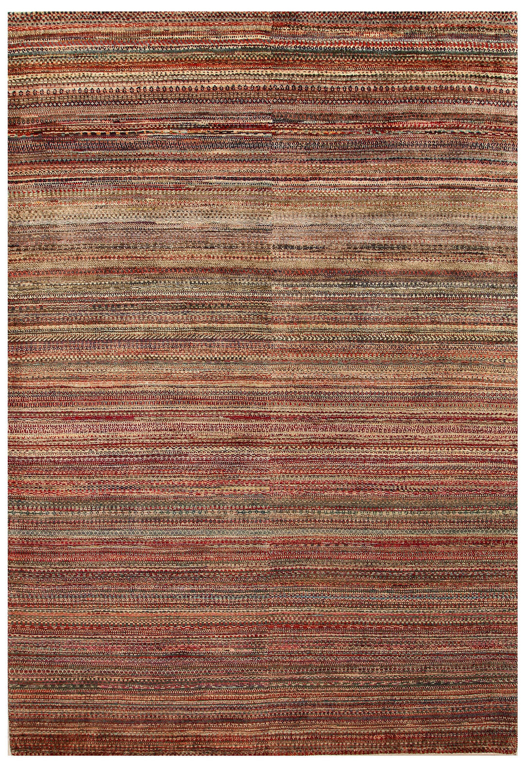 Multi Colored Gabbeh 5' 9 x 8' 1 - No. 55937 - ALRUG Rug Store