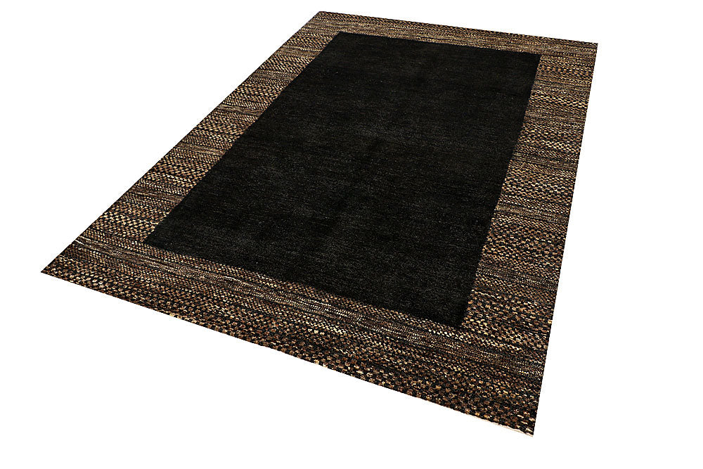 Black Gabbeh 5' 5 x 7' 10 - No. 55942 - ALRUG Rug Store