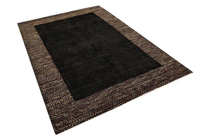 Black Gabbeh 5' 5 x 7' 10 - No. 55942 - ALRUG Rug Store