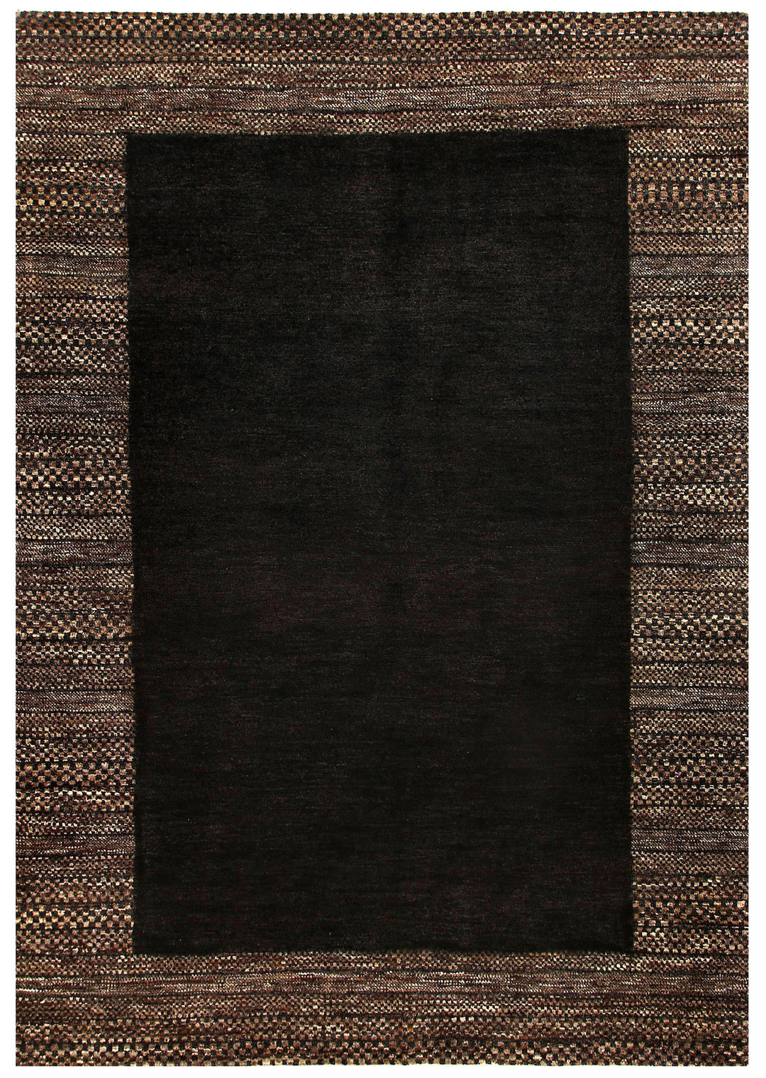 Black Gabbeh 5' 5 x 7' 10 - No. 55942 - ALRUG Rug Store