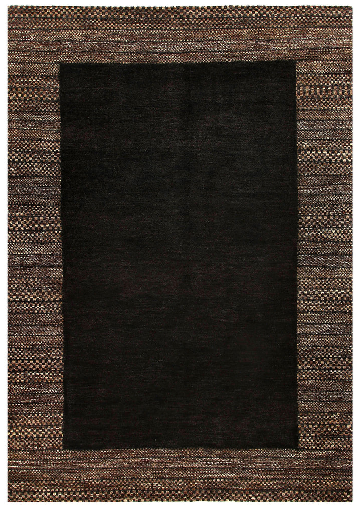 Black Gabbeh 5' 5 x 7' 10 - No. 55942 - ALRUG Rug Store