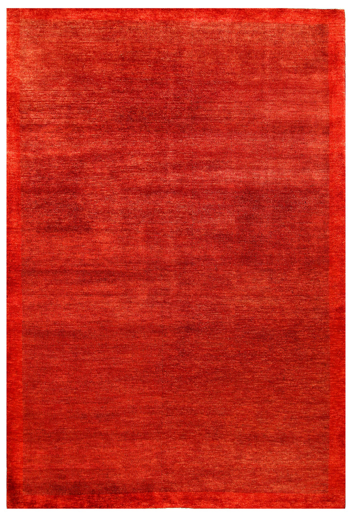 Orange Red Gabbeh 5'  5" x 8' " - No. QA85944