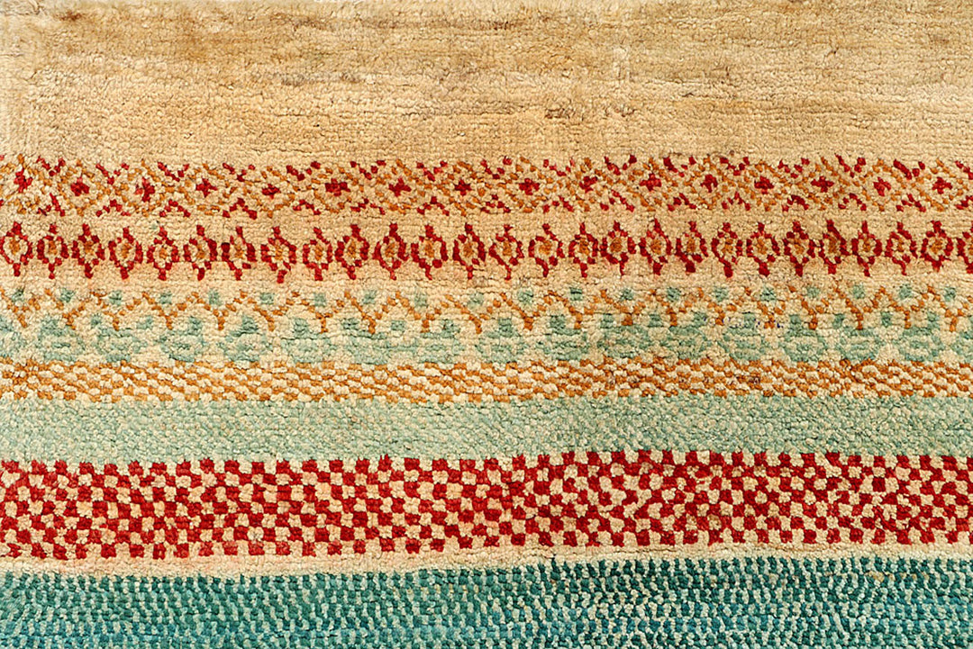 Multi Colored Gabbeh 5'  6" x 8'  1" - No. QA67175