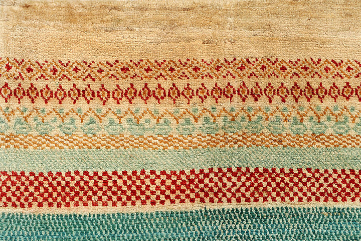 Multi Colored Gabbeh 5'  6" x 8'  1" - No. QA67175