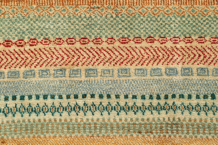 Multi Colored Gabbeh 5' 6 x 8' 1 - No. 55944 - ALRUG Rug Store