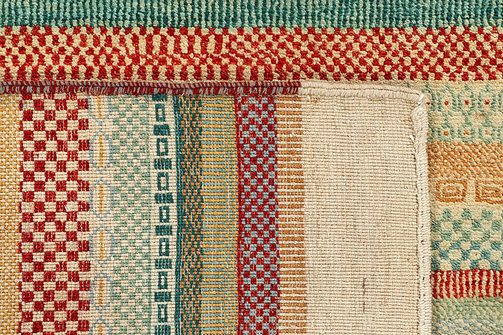 Multi Colored Gabbeh 5' 6 x 8' 1 - No. 55944 - ALRUG Rug Store