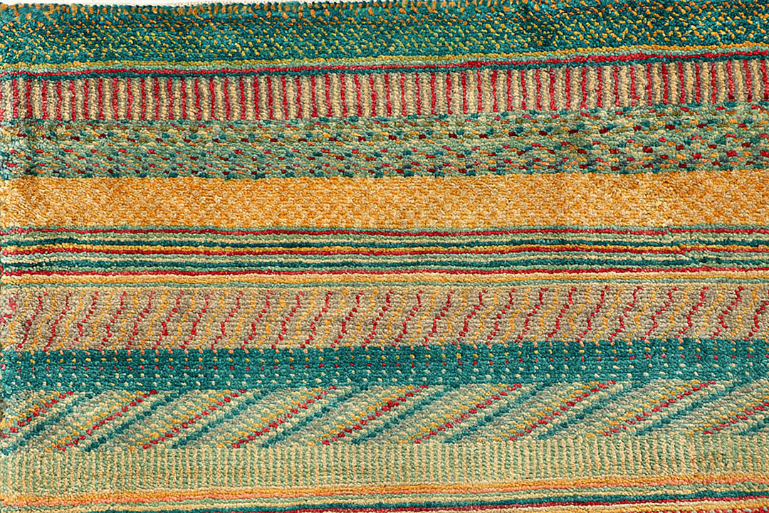 Multi Colored Gabbeh 5'  3" x 7'  11" - No. QA27865