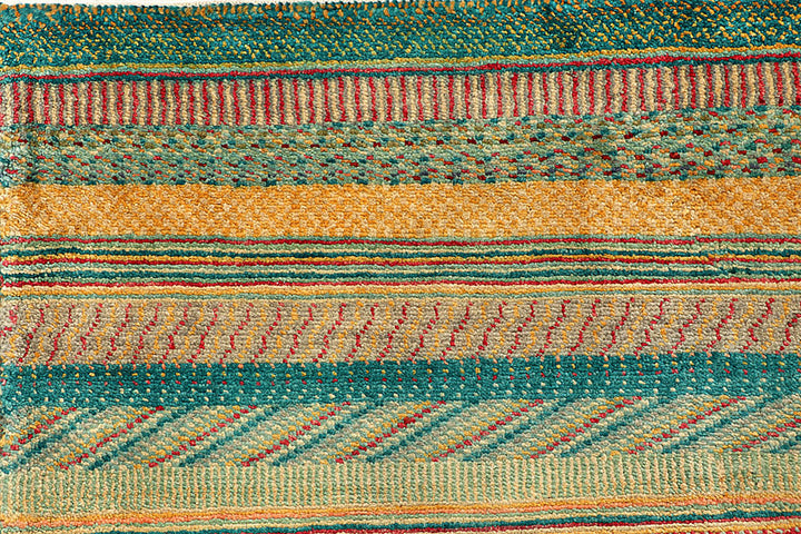 Multi Colored Gabbeh 5'  3" x 7'  11" - No. QA27865