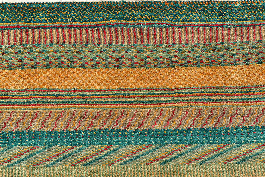 Multi Colored Gabbeh 5'  3" x 7'  11" - No. QA27865