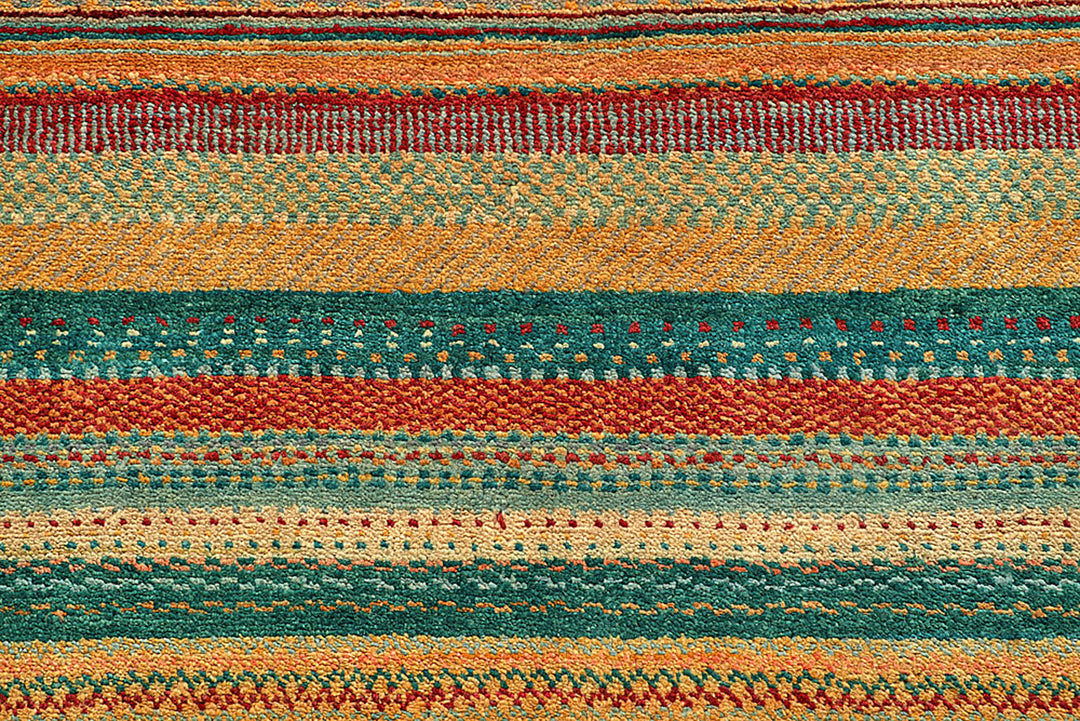 Multi Colored Gabbeh 5'  3" x 7'  11" - No. QA27865