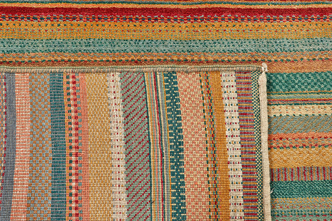 Multi Colored Gabbeh 5'  3" x 7'  11" - No. QA27865