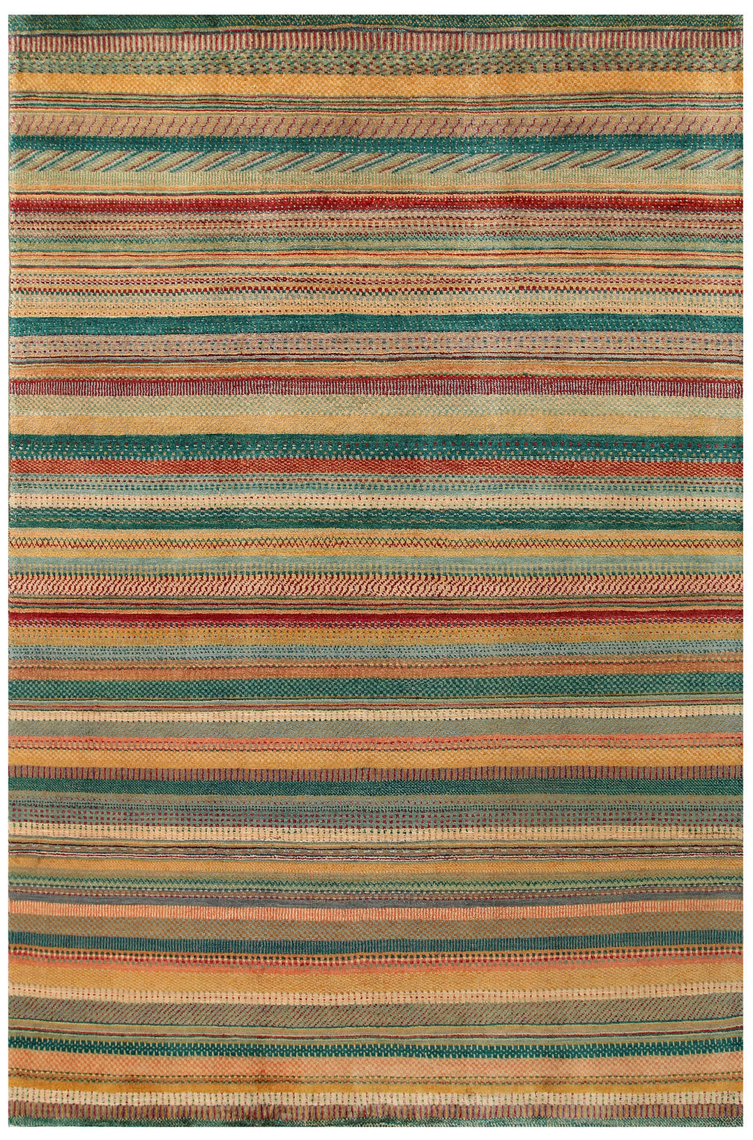Multi Colored Gabbeh 5' 3 x 7' 11 - No. 55945 - ALRUG Rug Store