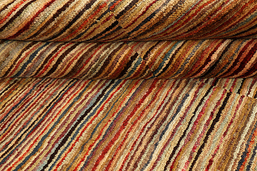 Multi Colored Gabbeh 5' 7 x 7' 11 - No. 55946 - ALRUG Rug Store