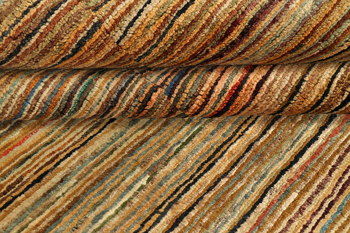 Multi Colored Gabbeh 5'  6" x 7'  7" - No. QA13932