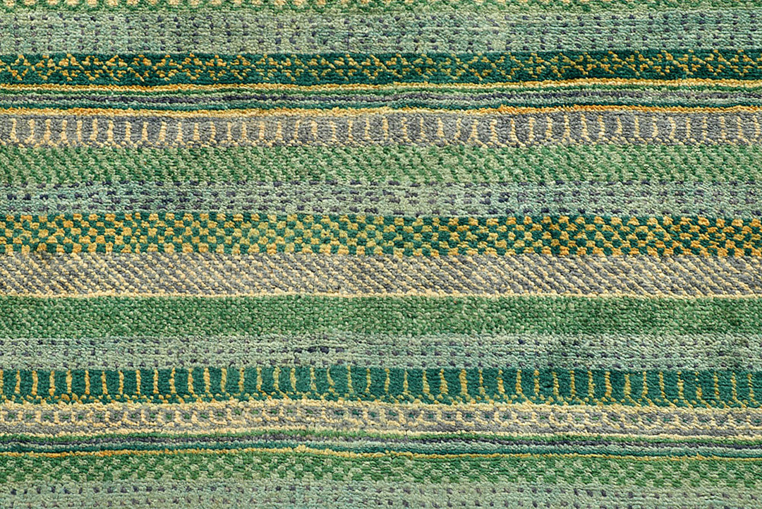 Multi Colored Gabbeh 5'  5" x 7'  6" - No. QA56903