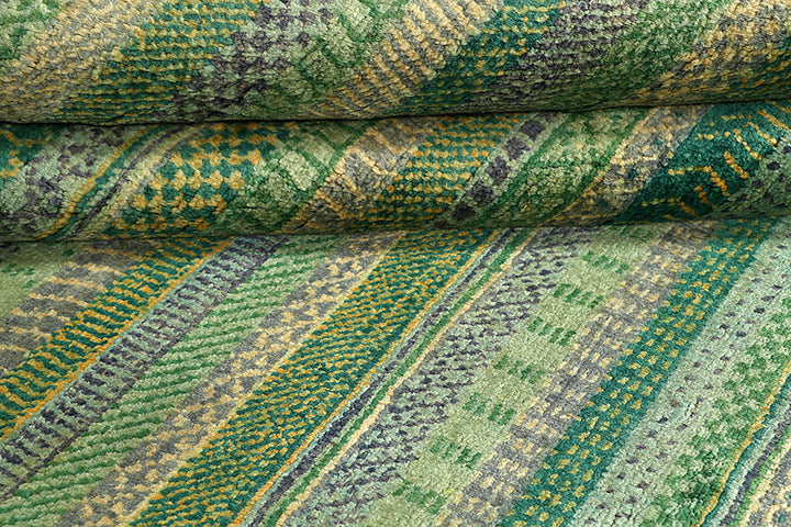 Multi Colored Gabbeh 5'  5" x 7'  6" - No. QA56903