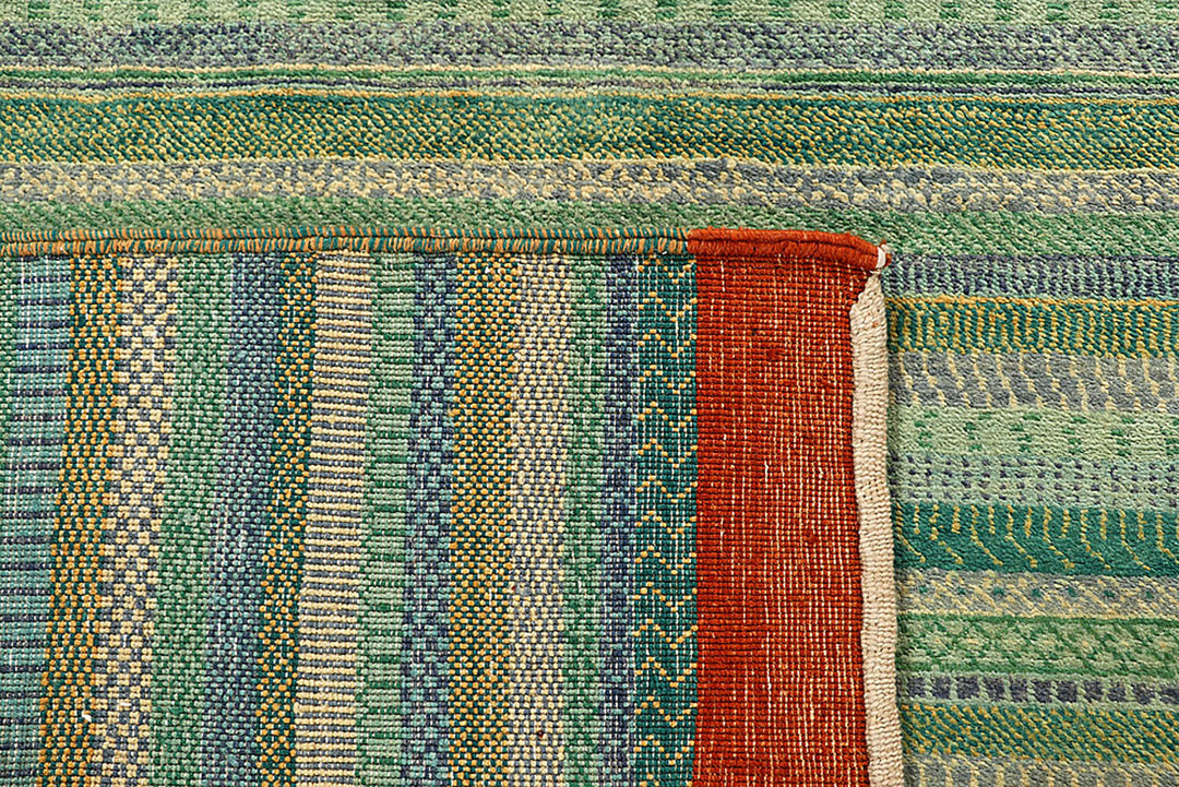 Multi Colored Gabbeh 5'  5" x 7'  6" - No. QA56903