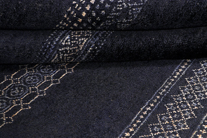 Midnight Blue Gabbeh 5' 6 x 8' - No. 55949 - ALRUG Rug Store