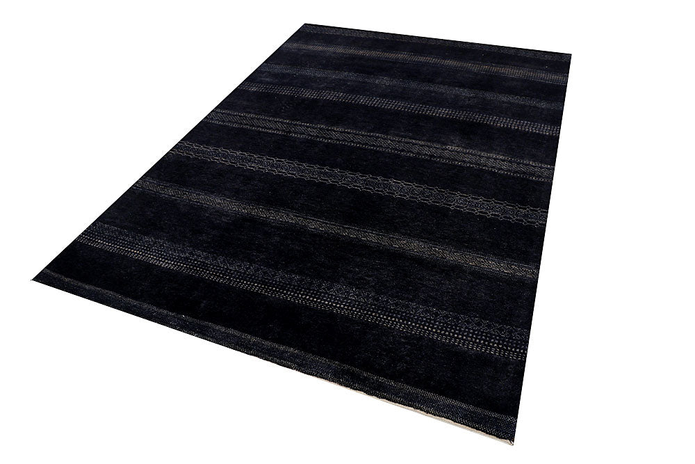 Midnight Blue Gabbeh 5' 6 x 8' - No. 55949 - ALRUG Rug Store