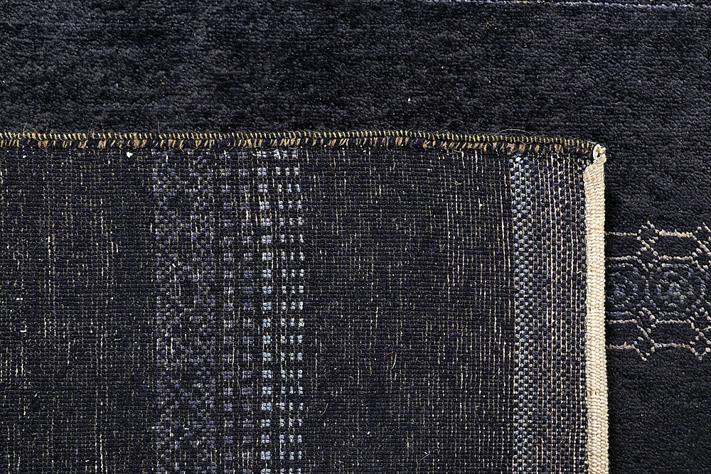 Midnight Blue Gabbeh 5' 6 x 8' - No. 55949 - ALRUG Rug Store