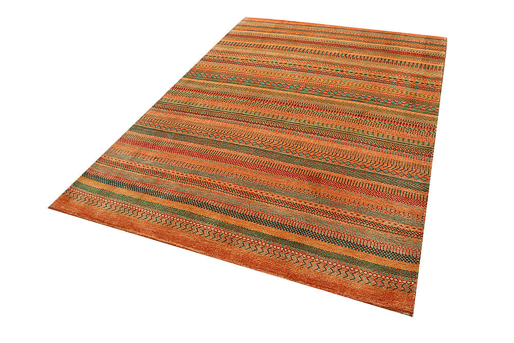 Multi Colored Gabbeh 5' 5 x 7' 10 - No. 55950 - ALRUG Rug Store