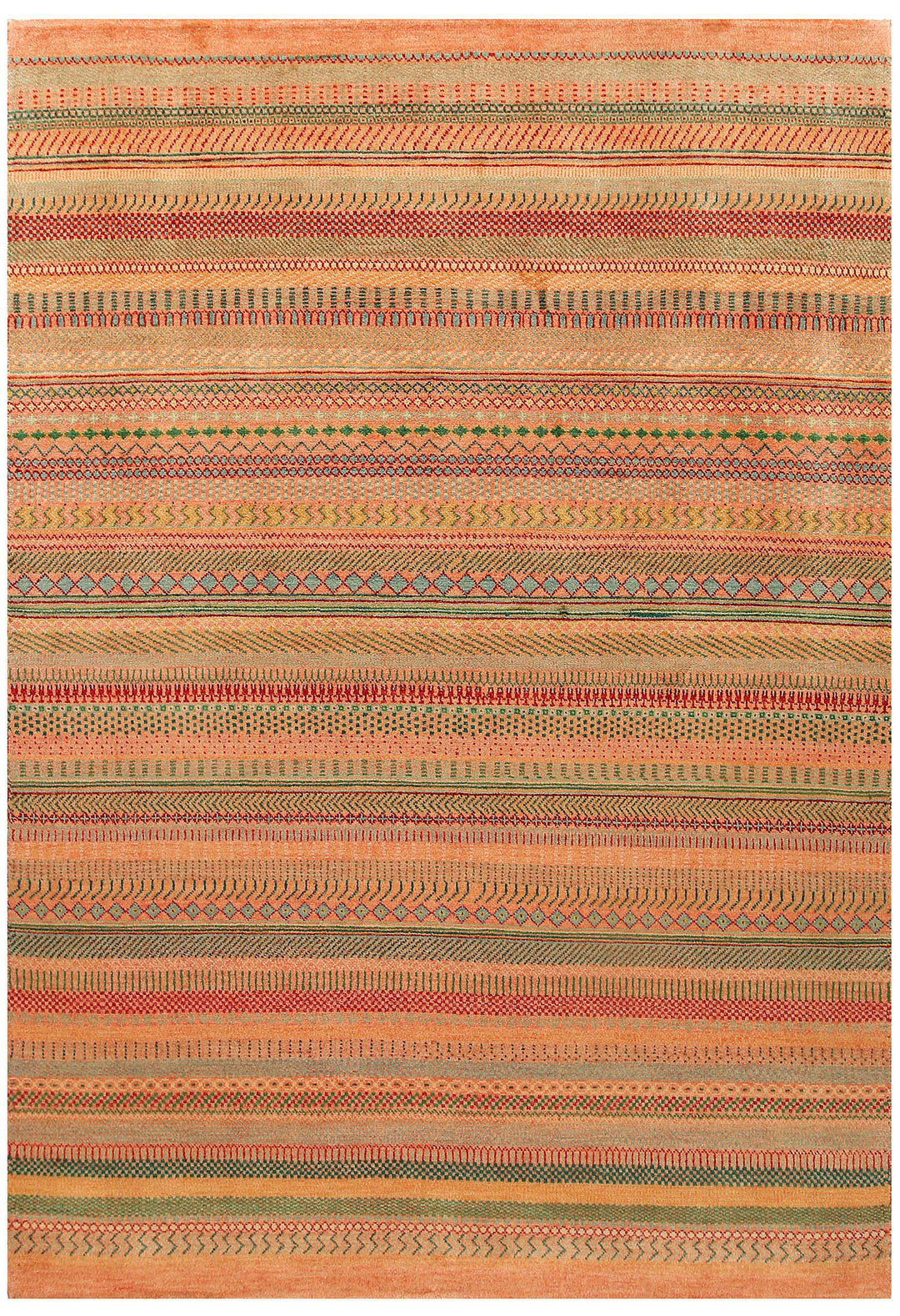 Multi Colored Gabbeh 5' 5 x 7' 10 - No. 55950 - ALRUG Rug Store