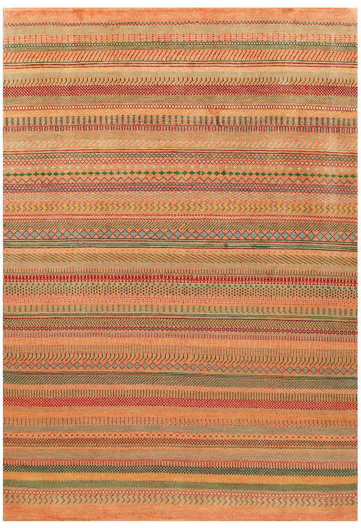Multi Colored Gabbeh 5' 5 x 7' 10 - No. 55950 - ALRUG Rug Store