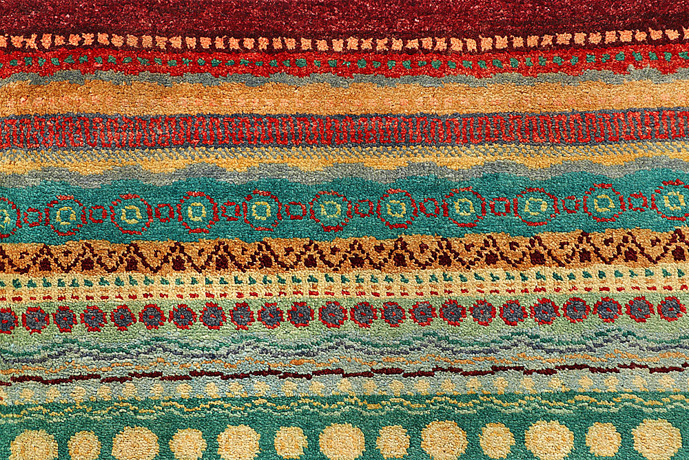 Multi Colored Gabbeh 5' 8 x 8' 4 - No. 55953 - ALRUG Rug Store