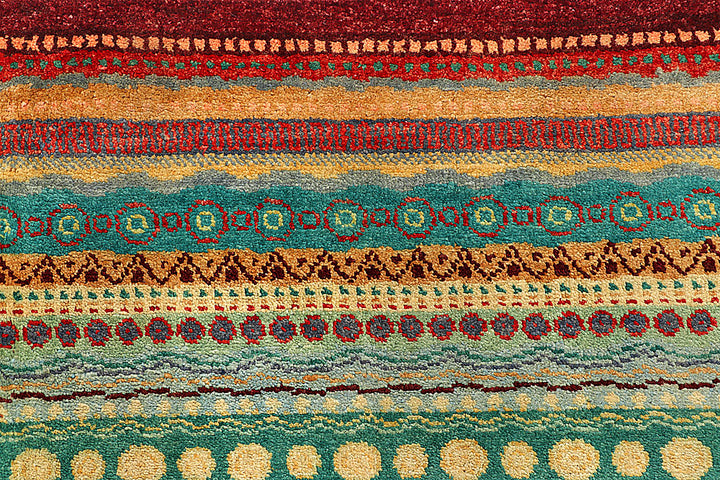 Multi Colored Gabbeh 5' 8 x 8' 4 - No. 55953 - ALRUG Rug Store
