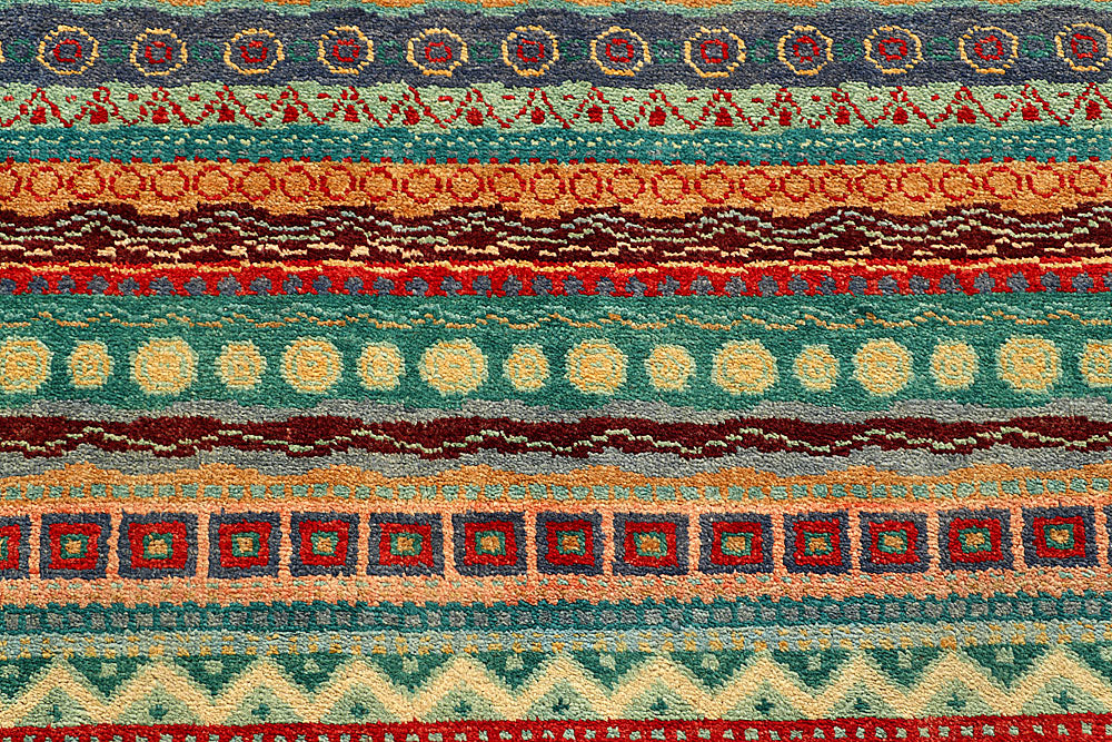 Multi Colored Gabbeh 5' 8 x 8' 4 - No. 55953 - ALRUG Rug Store