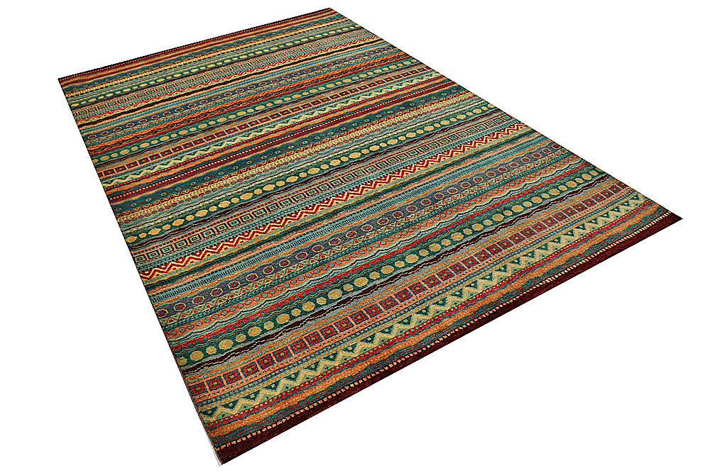 Multi Colored Gabbeh 5' 8 x 8' 4 - No. 55953 - ALRUG Rug Store