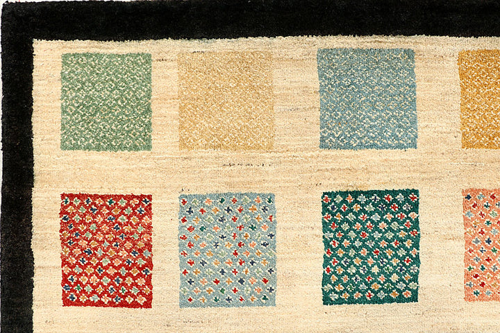 Black Gabbeh 5' 5 x 8' - No. 55955 - ALRUG Rug Store