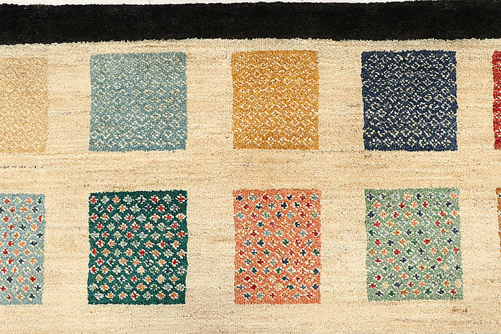 Black Gabbeh 5' 5 x 8' - No. 55955 - ALRUG Rug Store