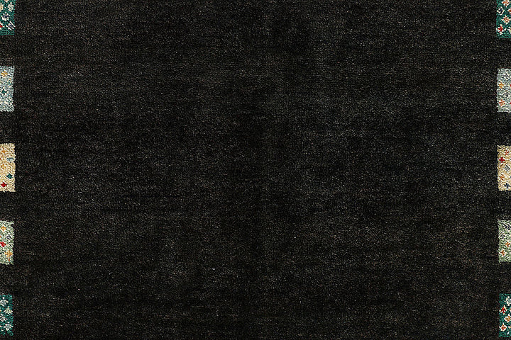 Black Gabbeh 5' 5 x 8' - No. 55955 - ALRUG Rug Store