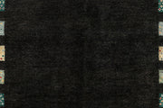 Black Gabbeh 5' 5 x 8' - No. 55955 - ALRUG Rug Store