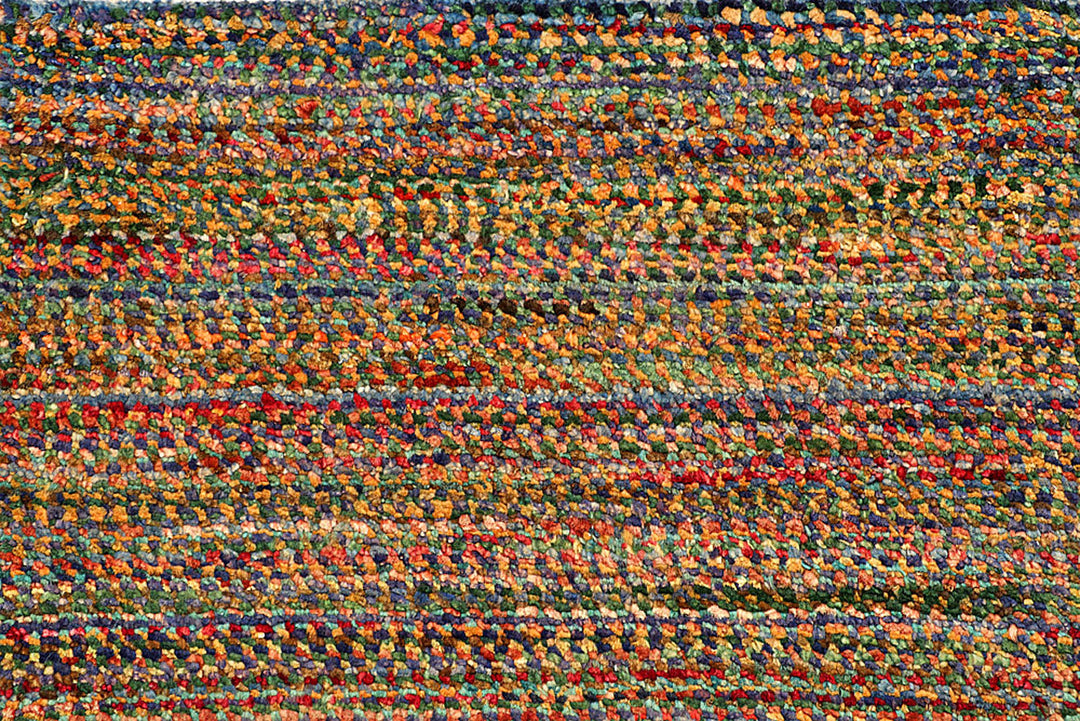 Multi Colored Gabbeh 5'  8" x 7'  10" - No. QA70279