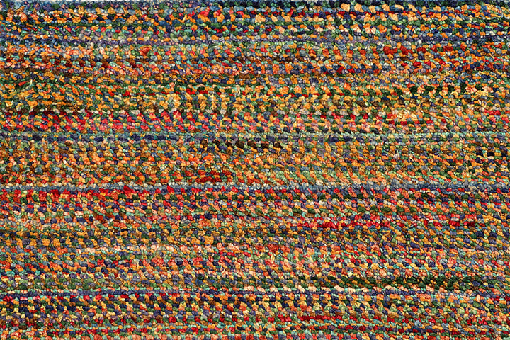 Multi Colored Gabbeh 5'  8" x 7'  10" - No. QA70279