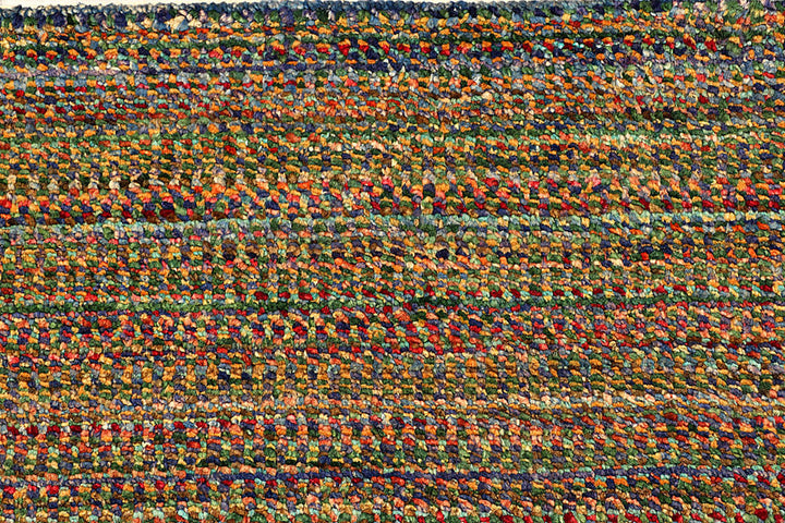 Multi Colored Gabbeh 5'  8" x 7'  10" - No. QA70279