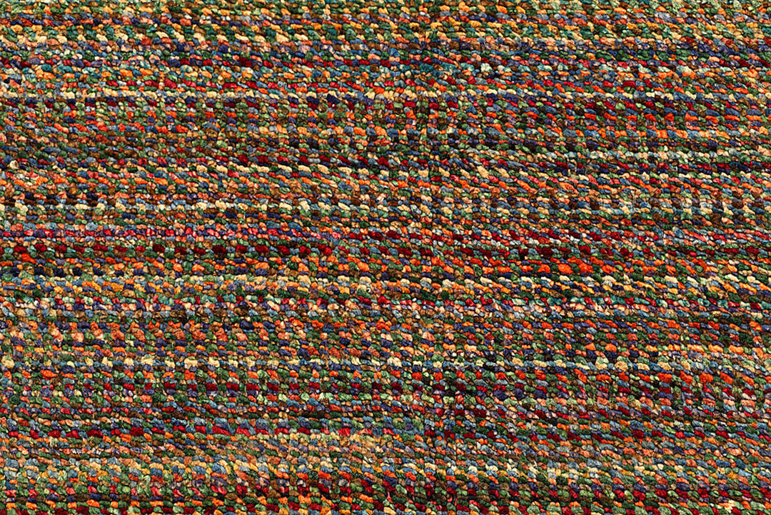 Multi Colored Gabbeh 5'  8" x 7'  10" - No. QA70279