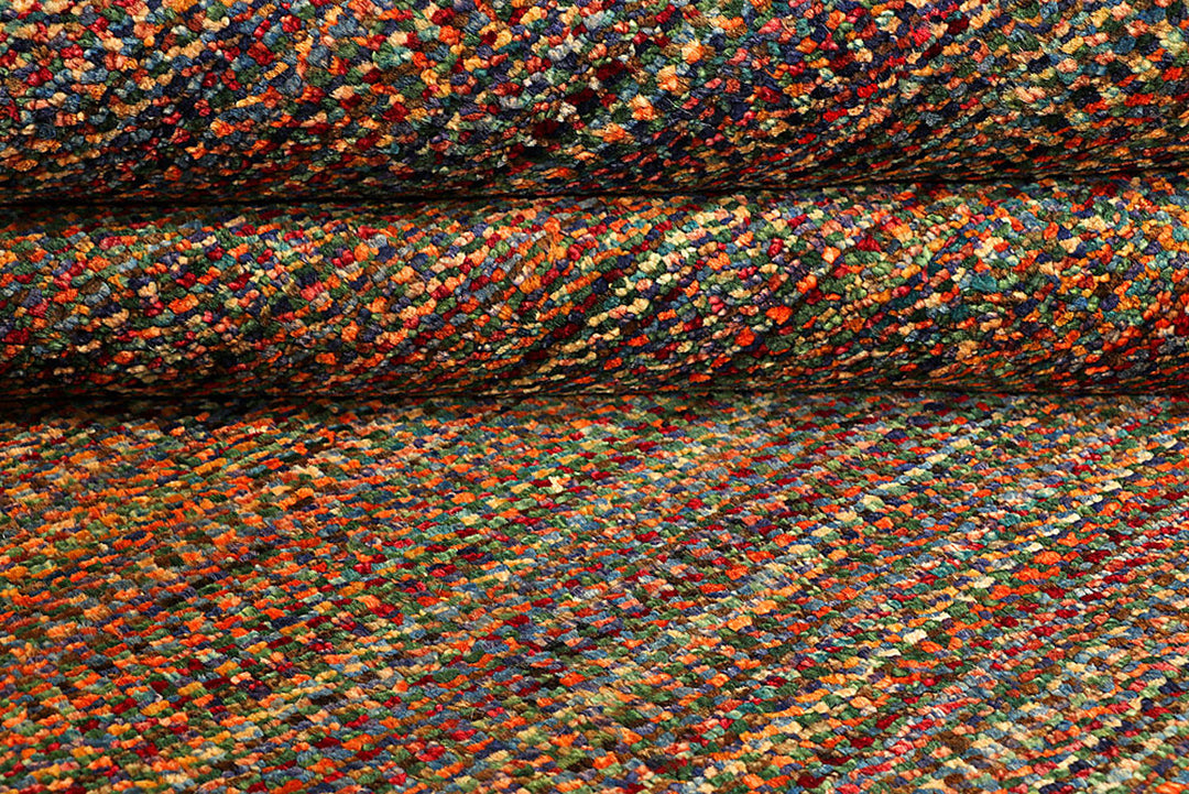 Multi Colored Gabbeh 5'  8" x 7'  10" - No. QA70279