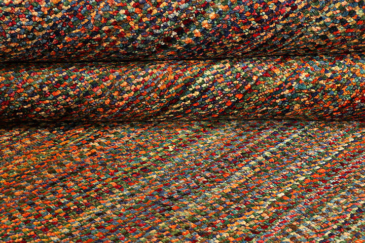 Multi Colored Gabbeh 5'  8" x 7'  10" - No. QA70279