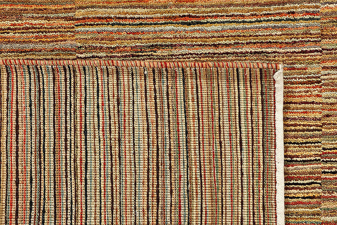 Multi Colored Gabbeh 4'  10" x 7'  9" - No. QA97152