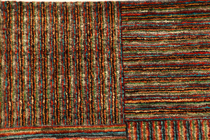 Multi Colored Gabbeh 6' 1 x 9' - No. 55963 - ALRUG Rug Store