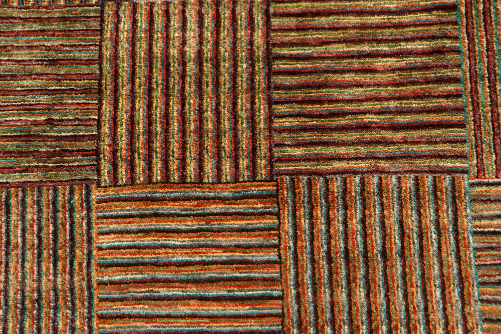 Multi Colored Gabbeh 6' 1 x 9' - No. 55963 - ALRUG Rug Store