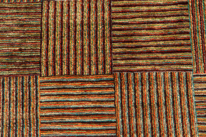 Multi Colored Gabbeh 6' 1 x 9' - No. 55963 - ALRUG Rug Store