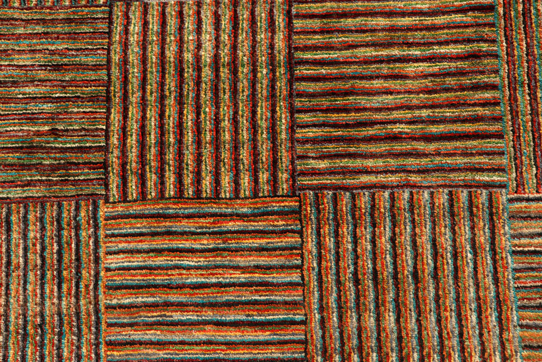 Multi Colored Gabbeh 6'  1" x 9' " - No. QA64468