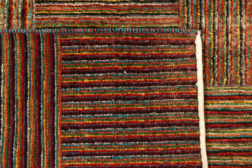 Multi Colored Gabbeh 6' 1 x 9' - No. 55963 - ALRUG Rug Store