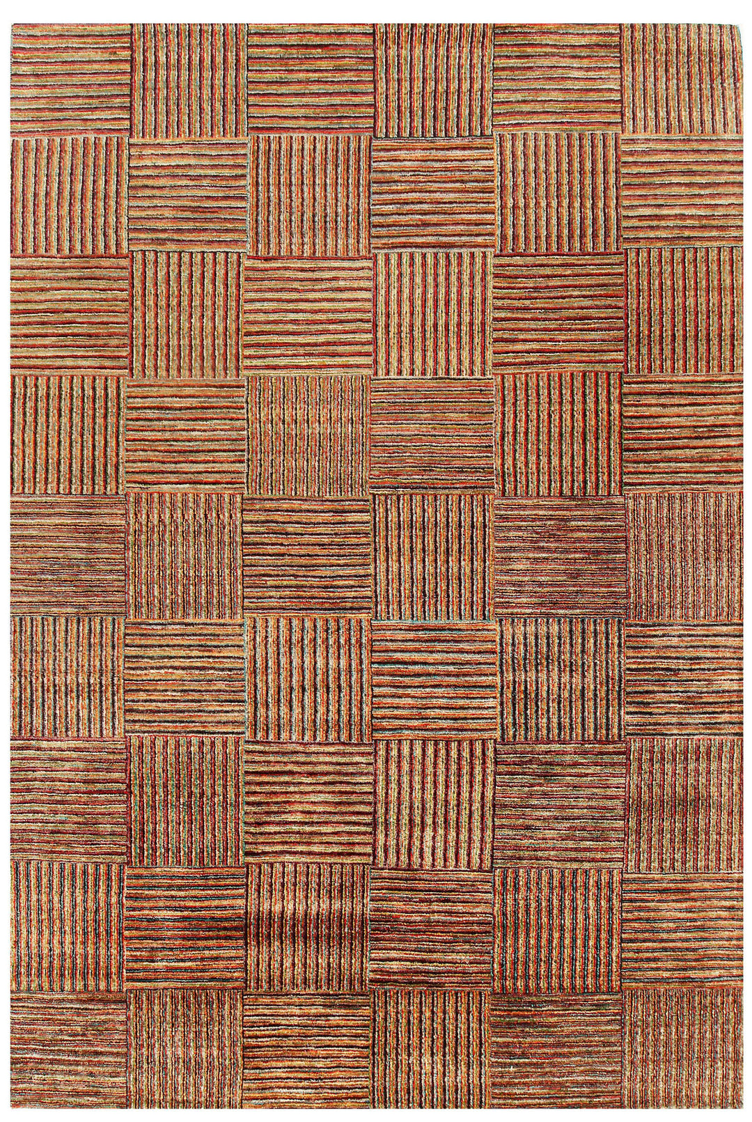 Multi Colored Gabbeh 6' 1 x 9' - No. 55963 - ALRUG Rug Store