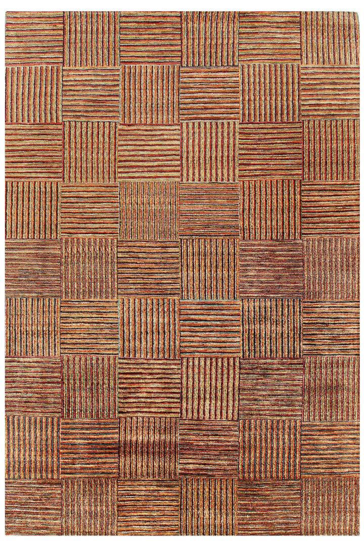 Multi Colored Gabbeh 6' 1 x 9' - No. 55963 - ALRUG Rug Store