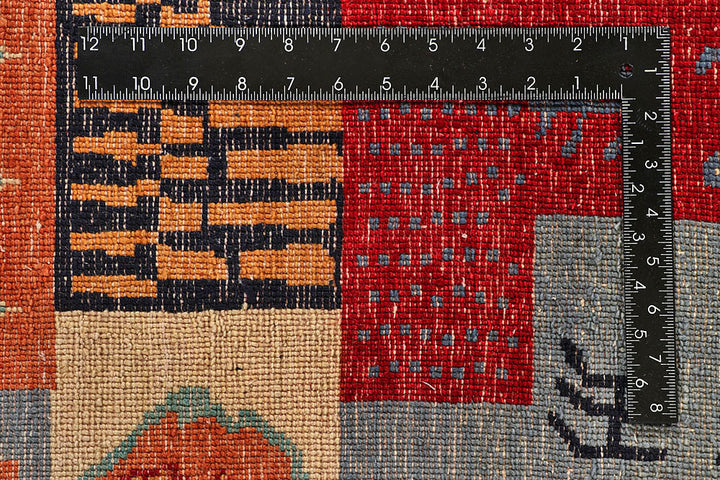 Multi Colored Gabbeh 6' 7 x 8' 3 - No. 55965 - ALRUG Rug Store